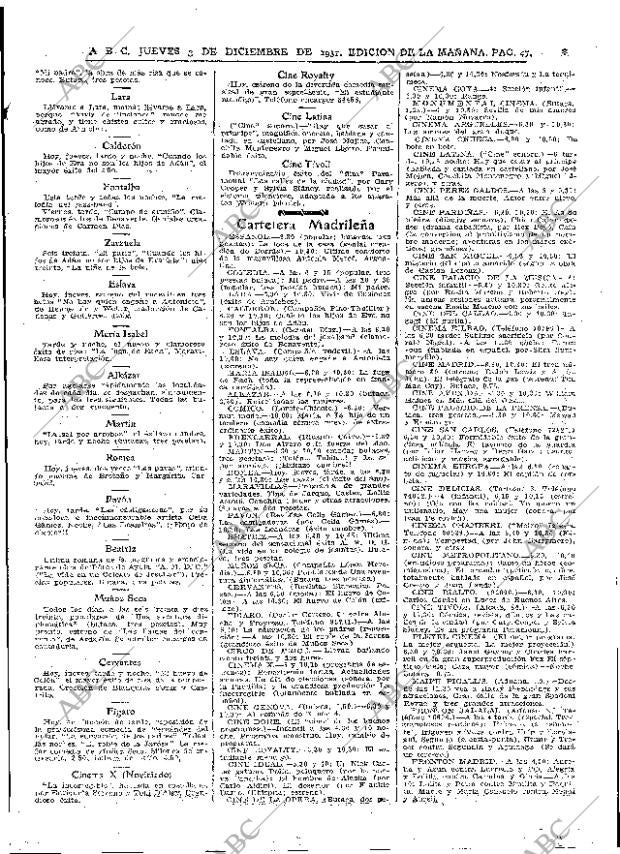 ABC MADRID 03-12-1931 página 47