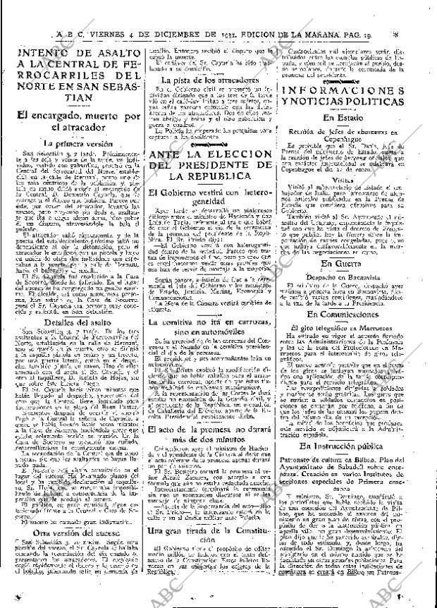 ABC MADRID 04-12-1931 página 19