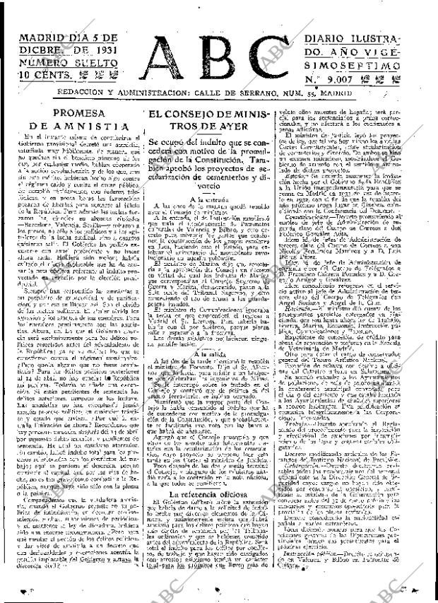 ABC MADRID 05-12-1931 página 15