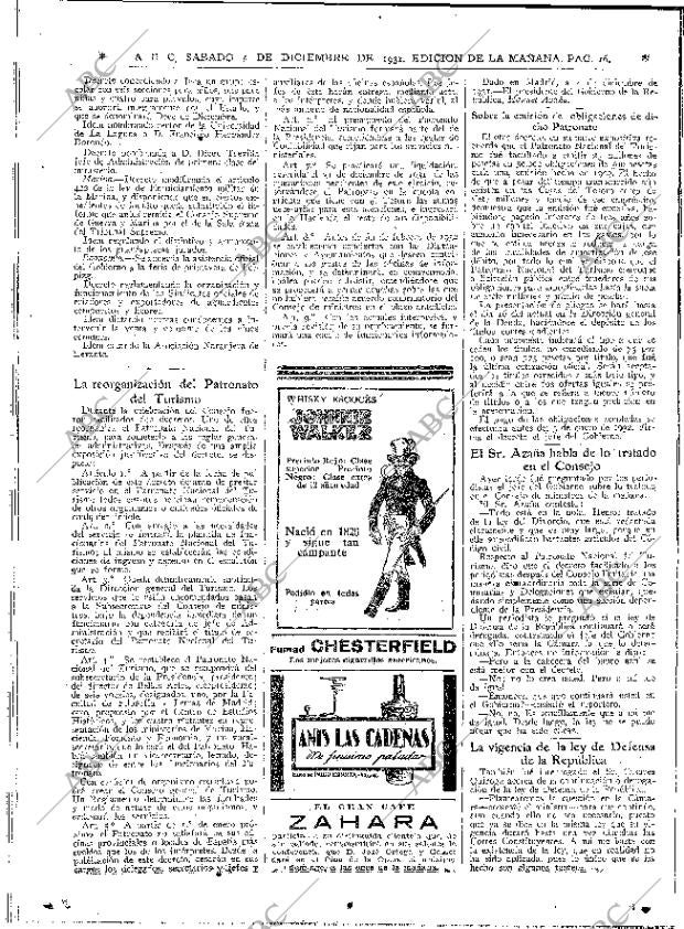 ABC MADRID 05-12-1931 página 16