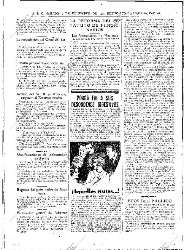 ABC MADRID 05-12-1931 página 28