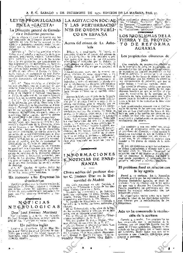 ABC MADRID 05-12-1931 página 37