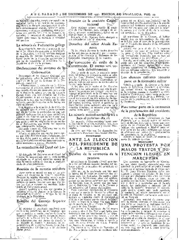 ABC SEVILLA 05-12-1931 página 23