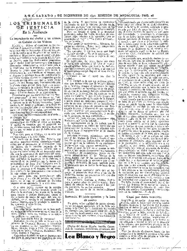 ABC SEVILLA 05-12-1931 página 26