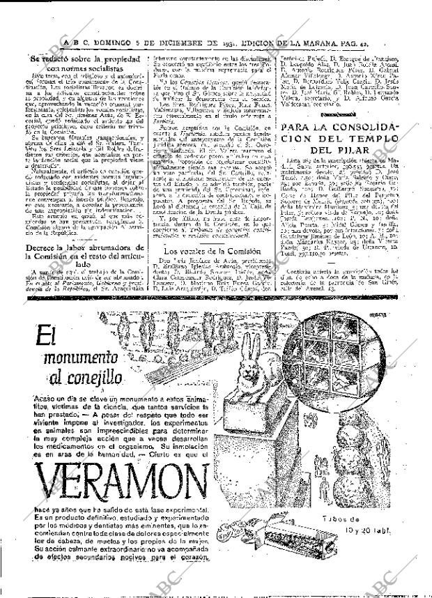 ABC MADRID 06-12-1931 página 42