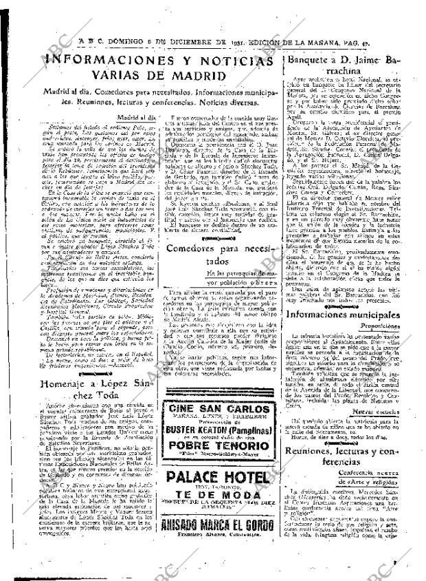 ABC MADRID 06-12-1931 página 47