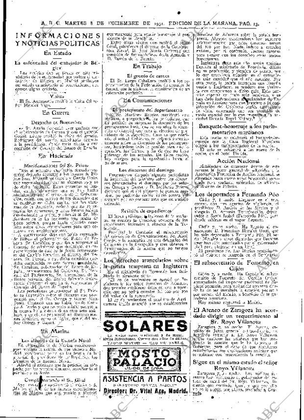 ABC MADRID 08-12-1931 página 23