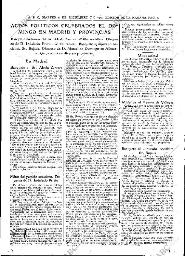 ABC MADRID 08-12-1931 página 31