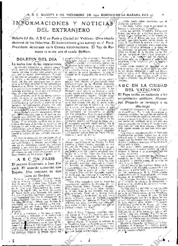 ABC MADRID 08-12-1931 página 37