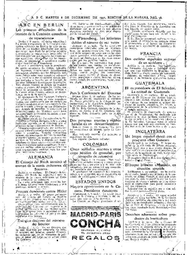 ABC MADRID 08-12-1931 página 38