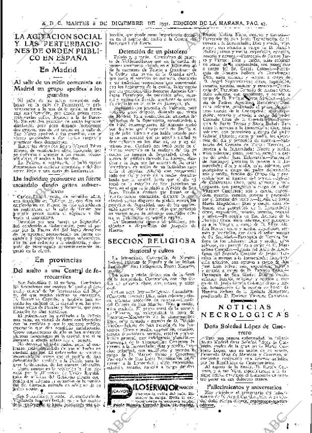 ABC MADRID 08-12-1931 página 47