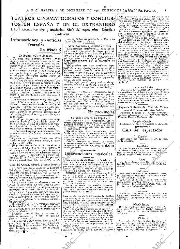 ABC MADRID 08-12-1931 página 49