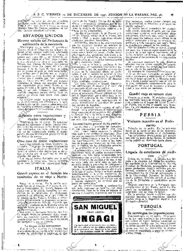 ABC MADRID 11-12-1931 página 36