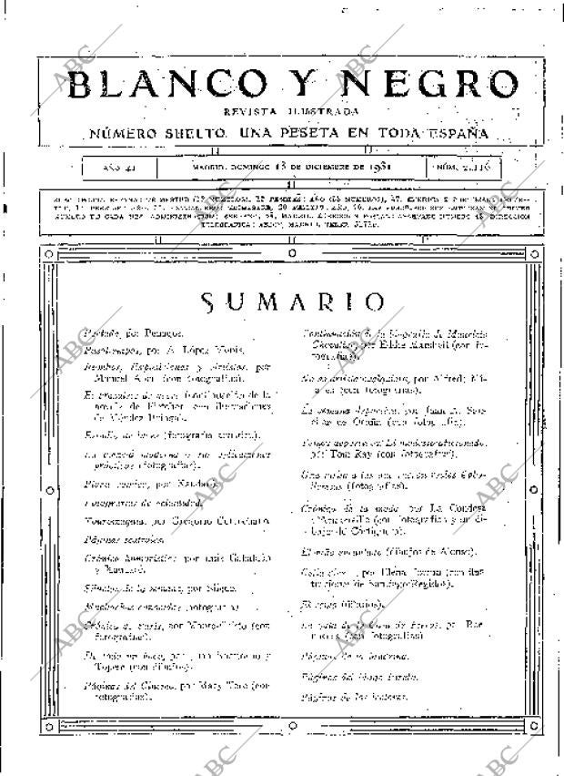 BLANCO Y NEGRO MADRID 13-12-1931 página 3