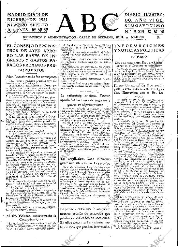 ABC MADRID 19-12-1931 página 17