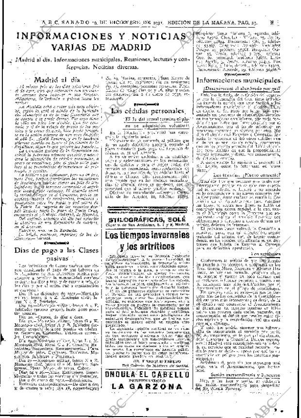 ABC MADRID 19-12-1931 página 29