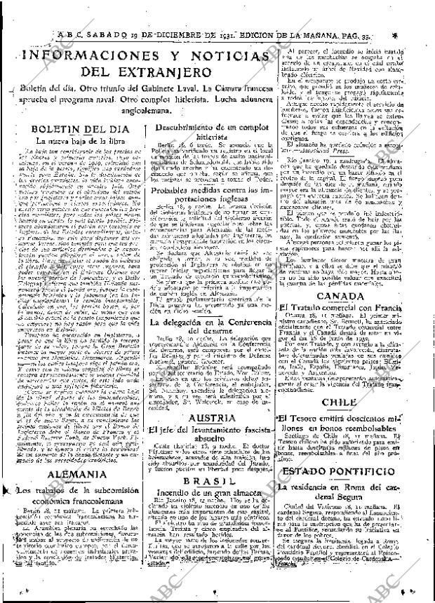 ABC MADRID 19-12-1931 página 33