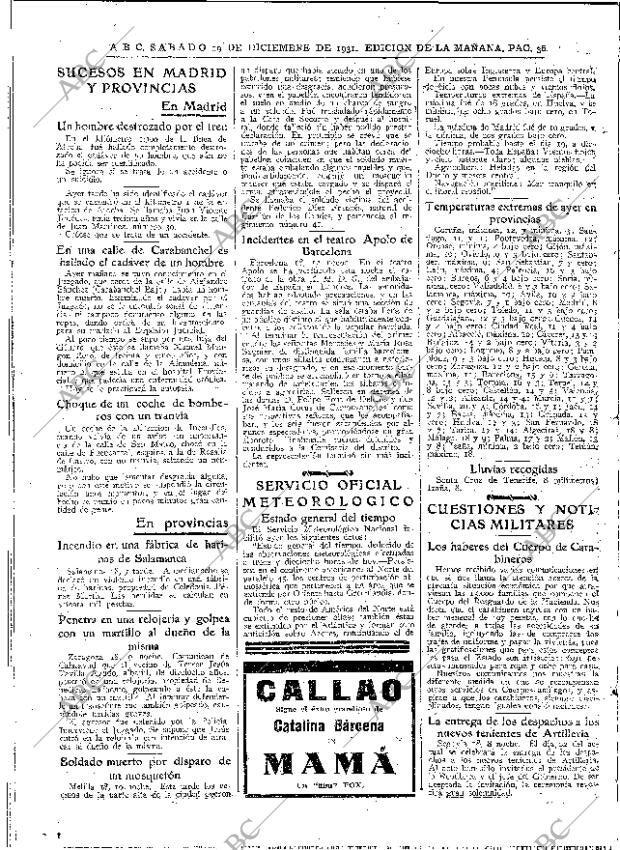 ABC MADRID 19-12-1931 página 36