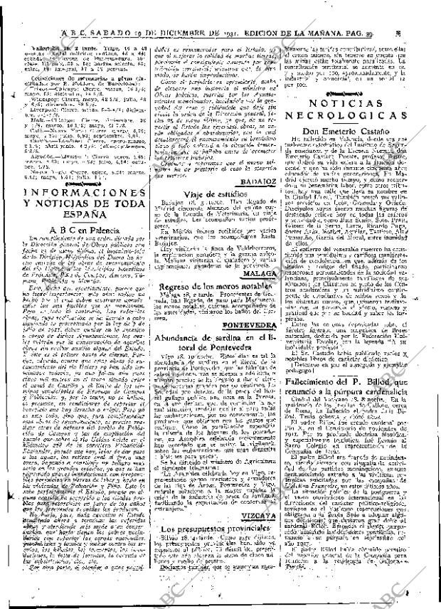 ABC MADRID 19-12-1931 página 39