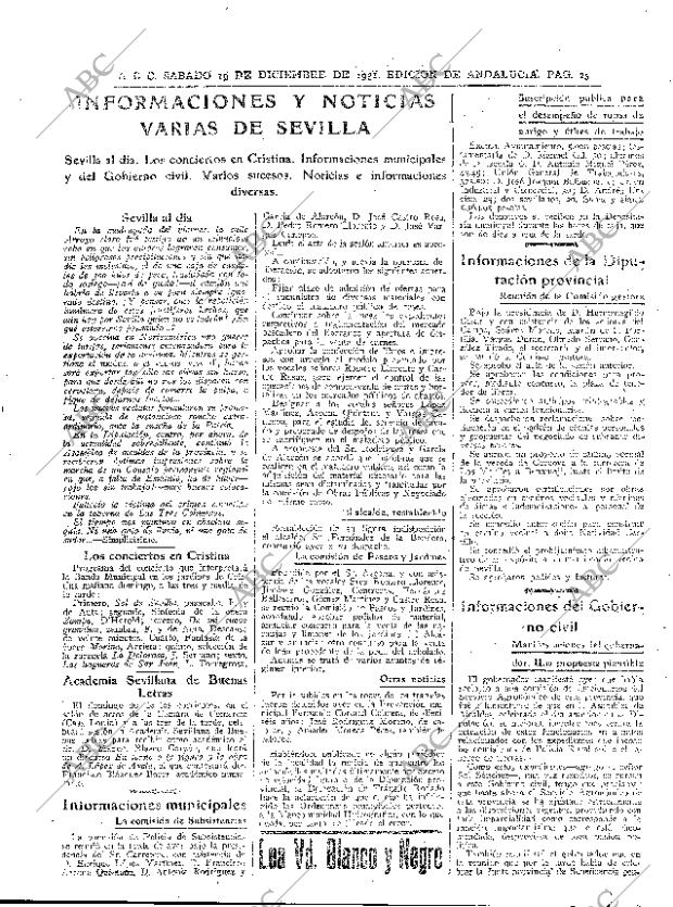 ABC SEVILLA 19-12-1931 página 25