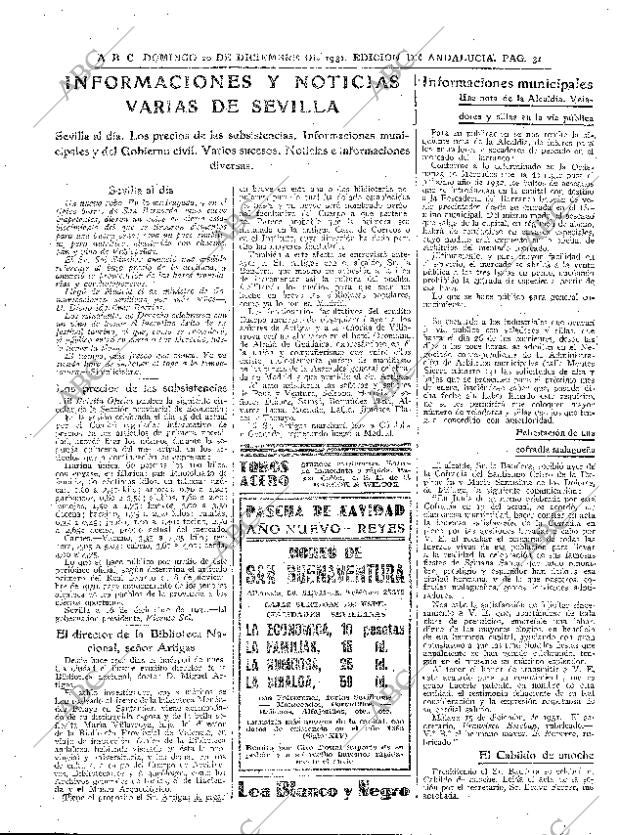 ABC SEVILLA 20-12-1931 página 31