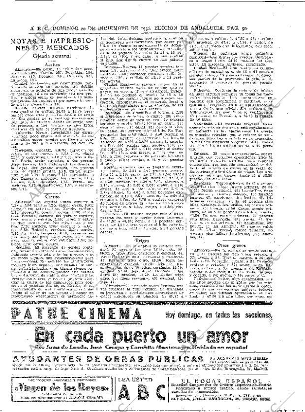 ABC SEVILLA 20-12-1931 página 50