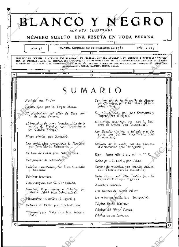 BLANCO Y NEGRO MADRID 20-12-1931 página 3