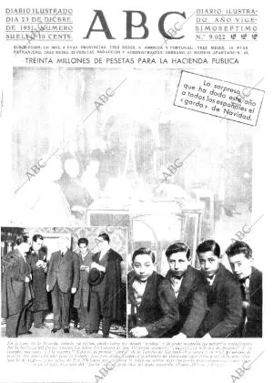 ABC MADRID 23-12-1931 página 1