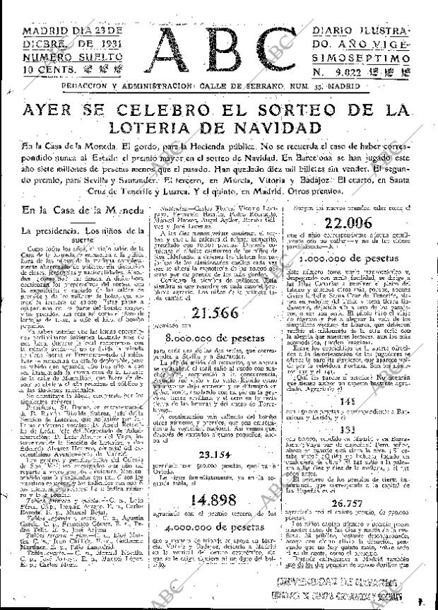 ABC MADRID 23-12-1931 página 17
