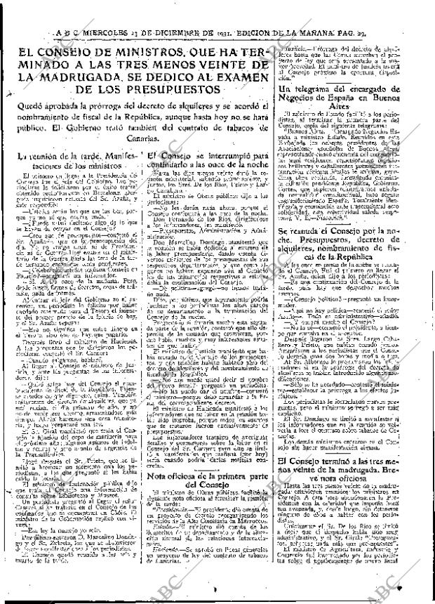 ABC MADRID 23-12-1931 página 29