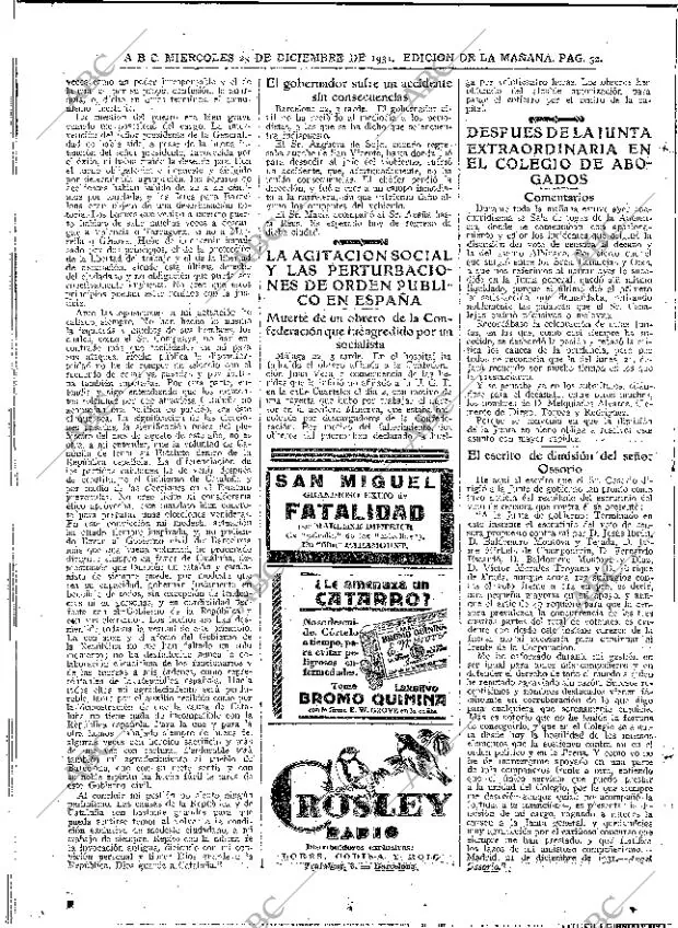 ABC MADRID 23-12-1931 página 32