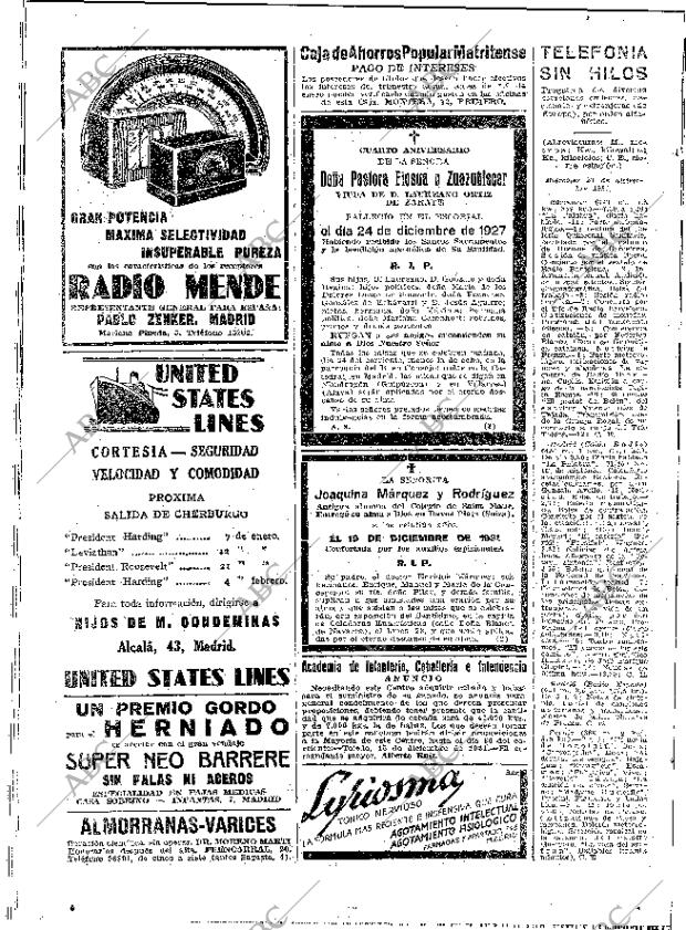 ABC MADRID 23-12-1931 página 42