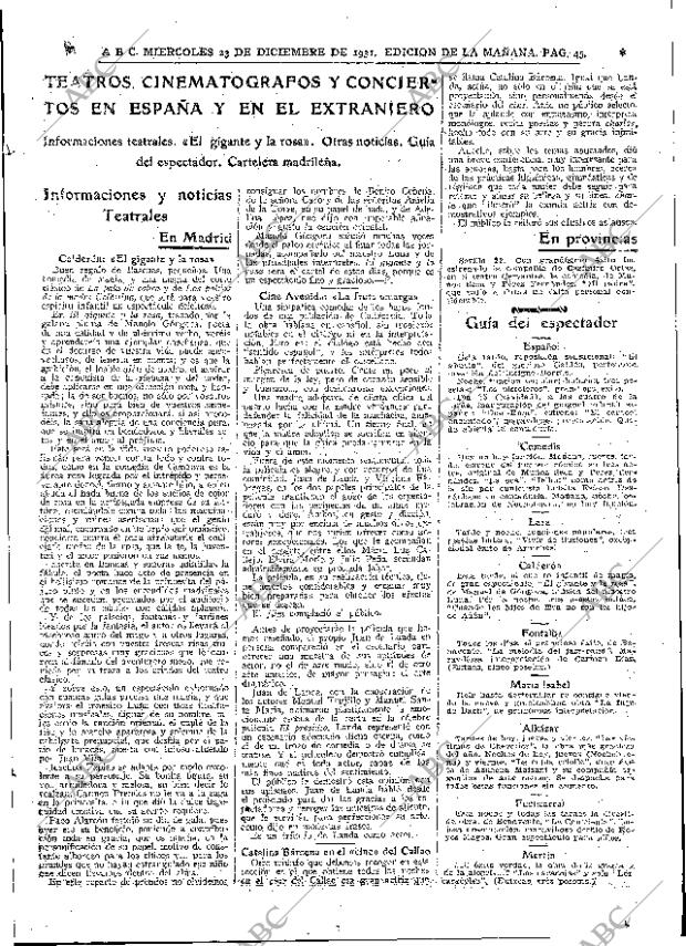 ABC MADRID 23-12-1931 página 45