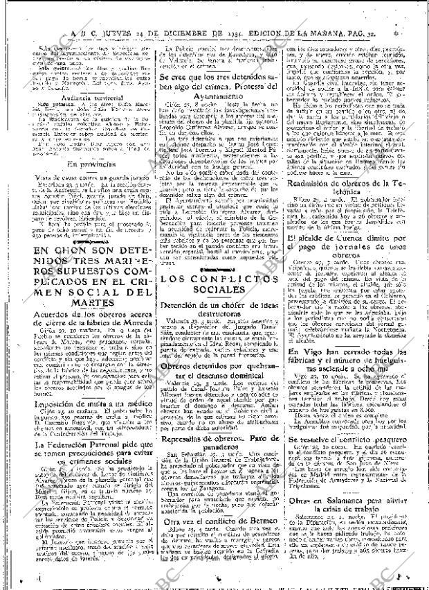 ABC MADRID 24-12-1931 página 32