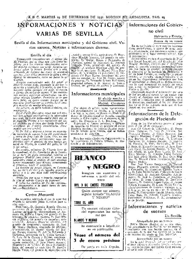 ABC SEVILLA 29-12-1931 página 23