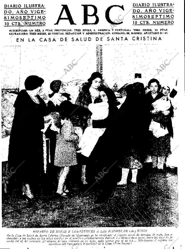 ABC SEVILLA 30-12-1931 página 1