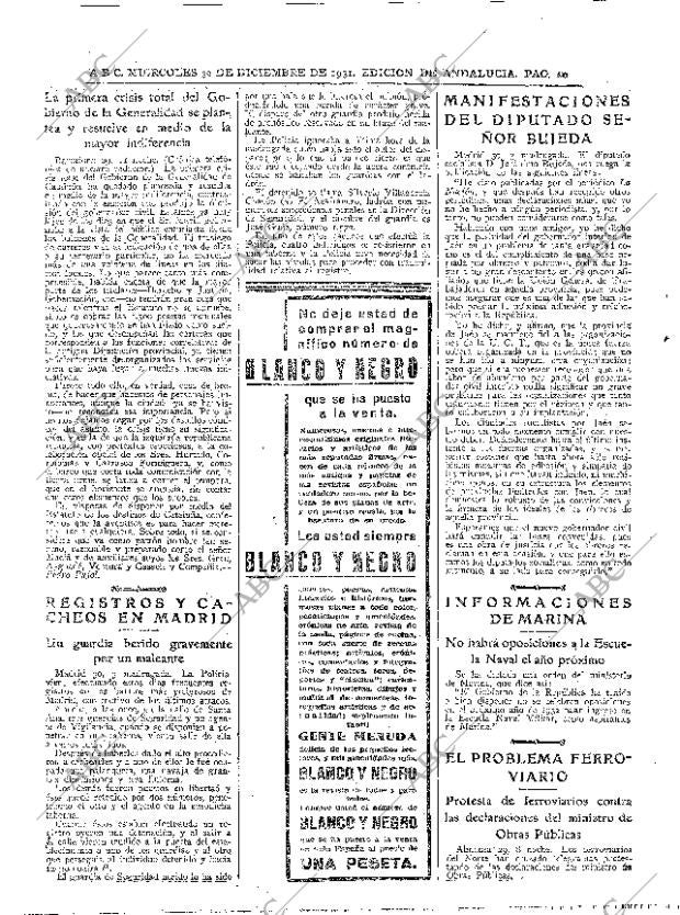 ABC SEVILLA 30-12-1931 página 20