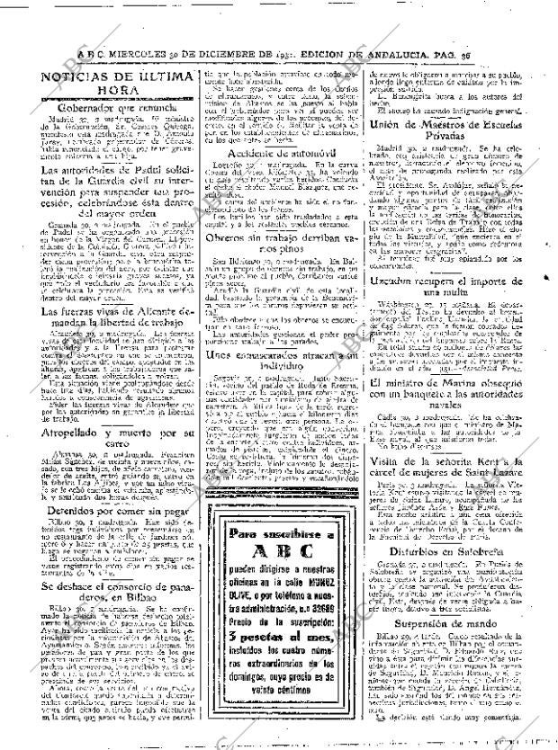 ABC SEVILLA 30-12-1931 página 36