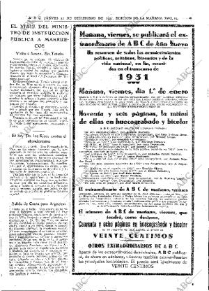 ABC MADRID 31-12-1931 página 21