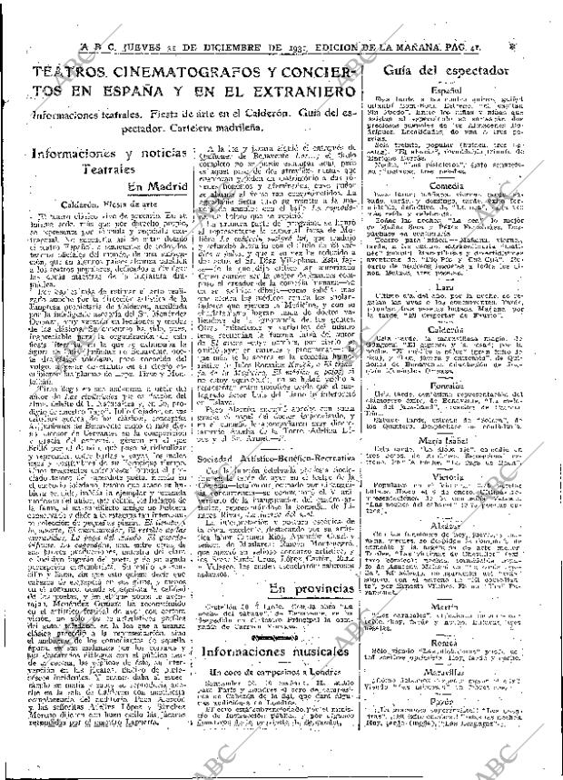 ABC MADRID 31-12-1931 página 41