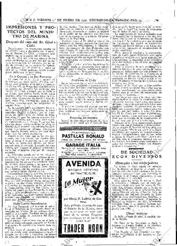 ABC MADRID 01-01-1932 página 73