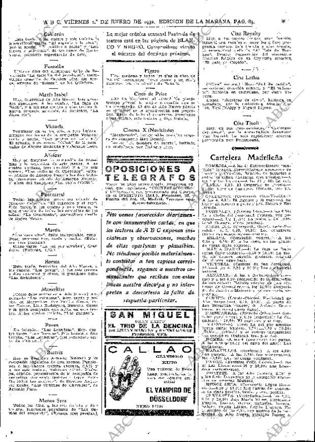 ABC MADRID 01-01-1932 página 83