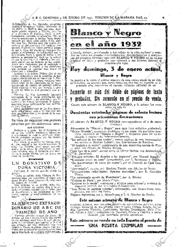 ABC MADRID 03-01-1932 página 25