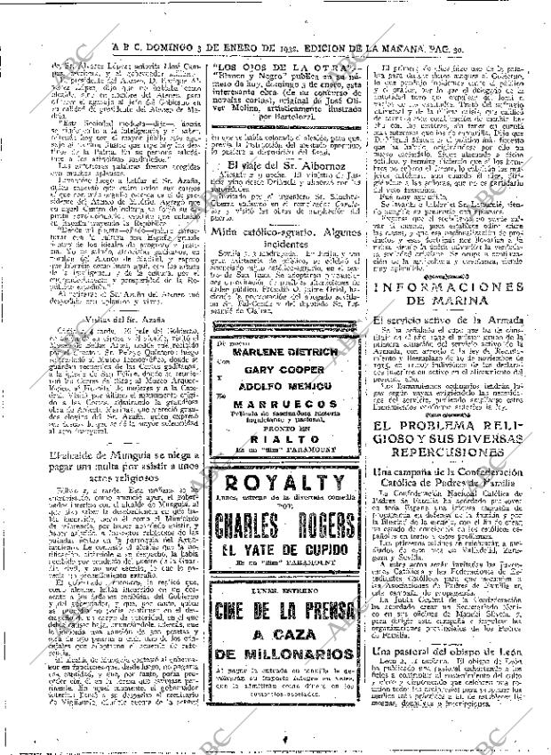 ABC MADRID 03-01-1932 página 28