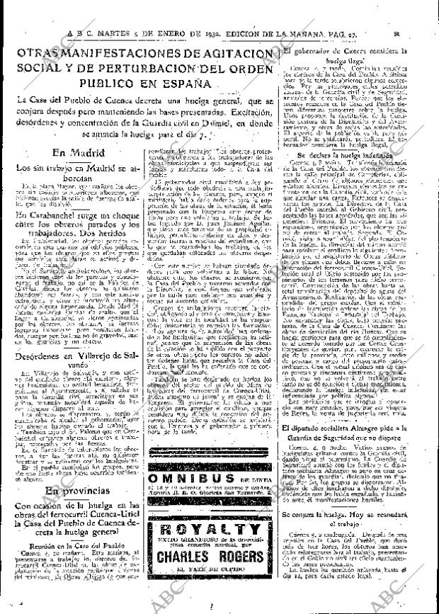 ABC MADRID 05-01-1932 página 27