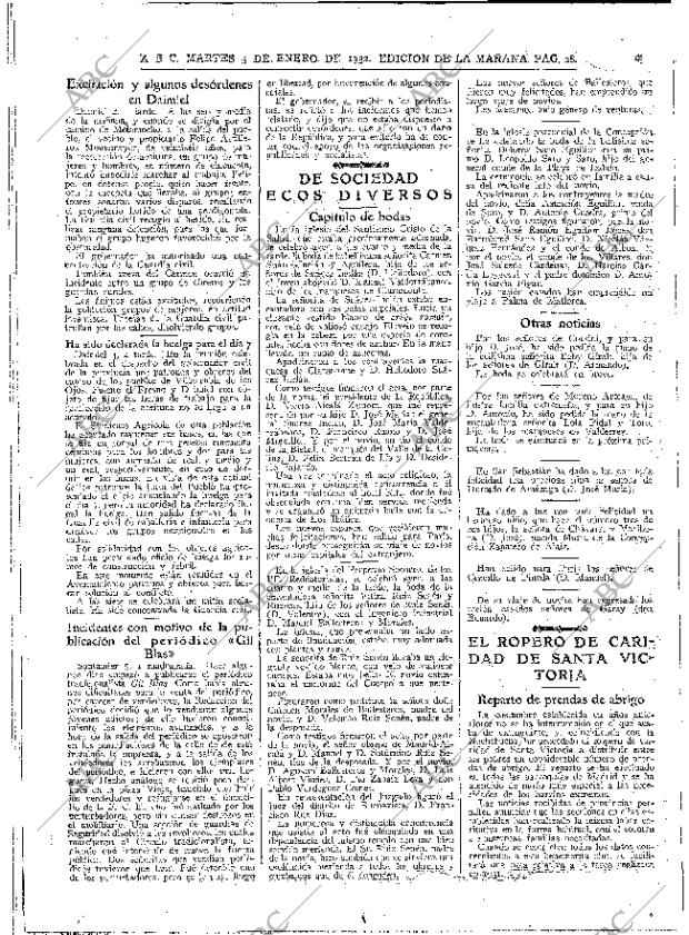 ABC MADRID 05-01-1932 página 28