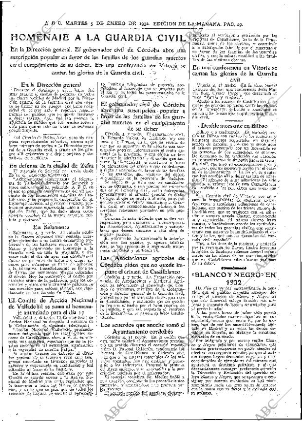 ABC MADRID 05-01-1932 página 29