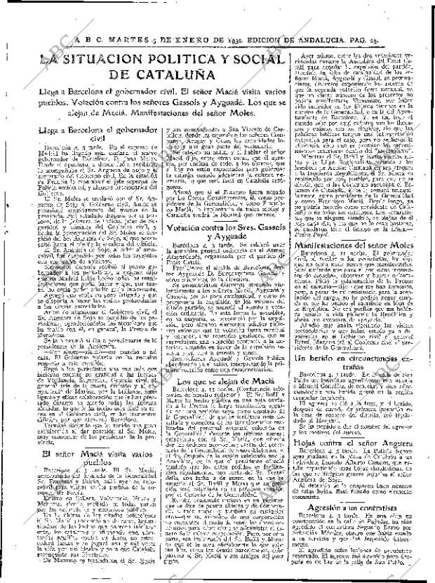 ABC SEVILLA 05-01-1932 página 25