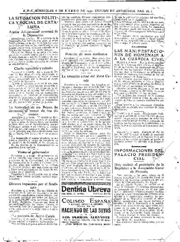ABC SEVILLA 06-01-1932 página 26