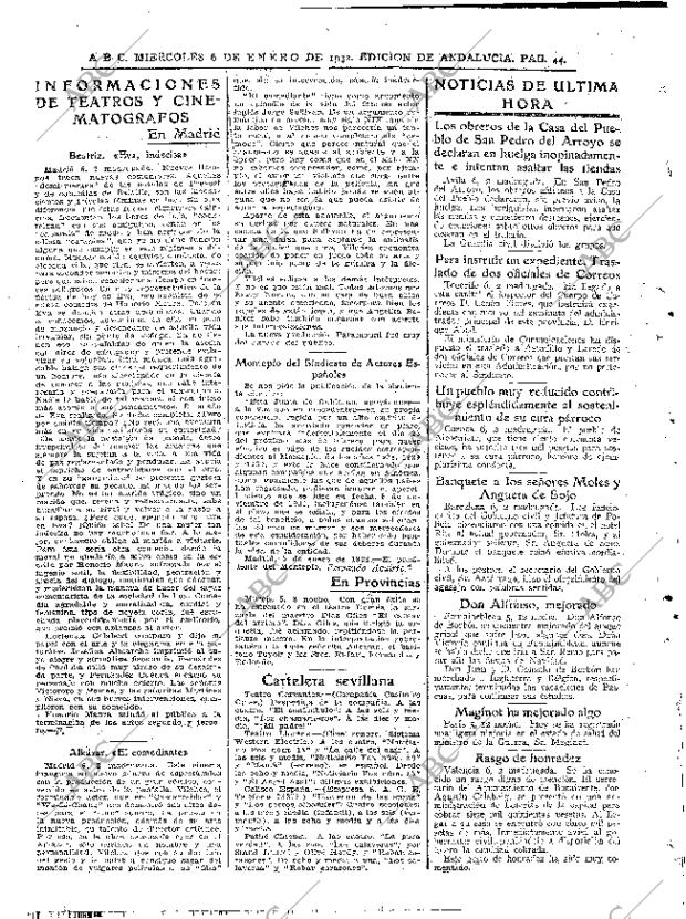 ABC SEVILLA 06-01-1932 página 42